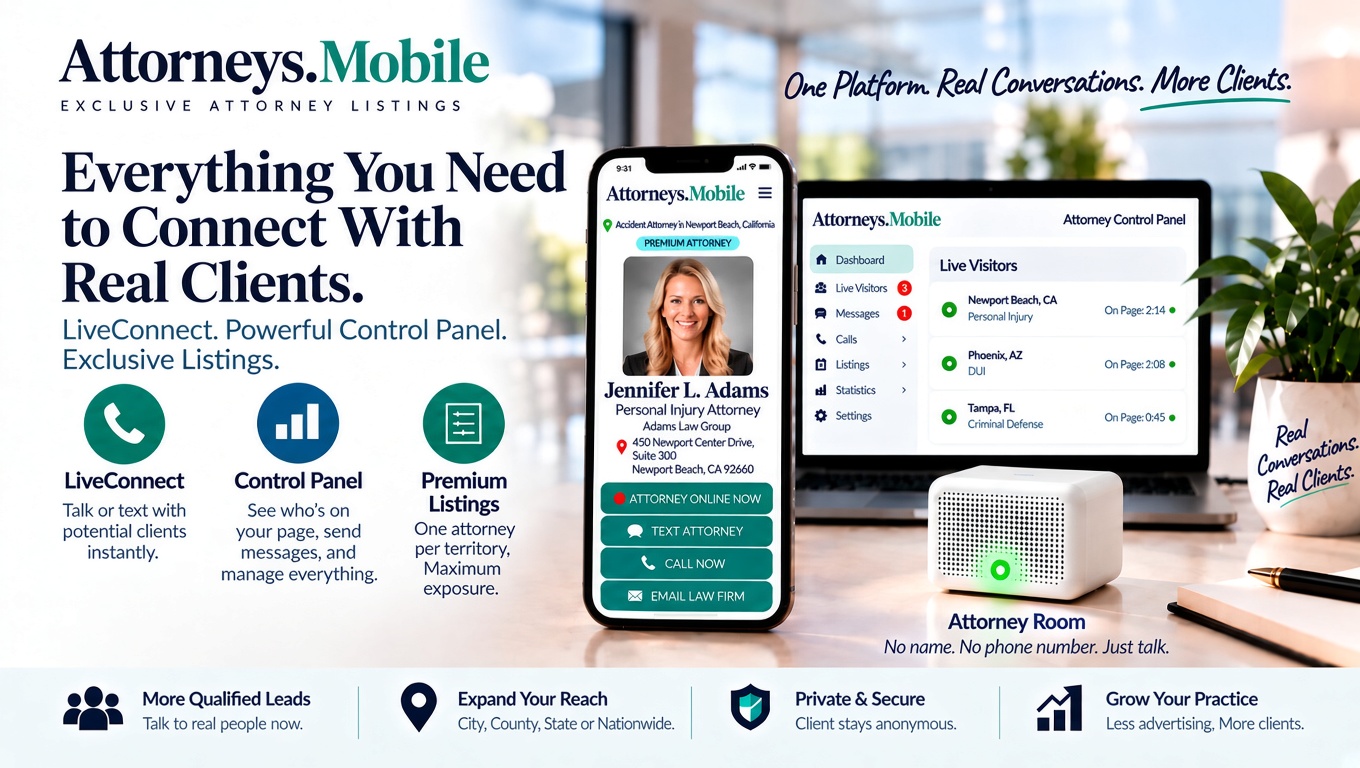 Everything needed to connect with real clients